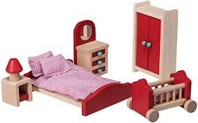 Amazon Com Wooden Bedroom Set Doll House Furniture By Dragon Drew 10 Pc Set Wooden Dolls House Furniture Dollhouse Furniture Sets Wooden Bedroom Furniture