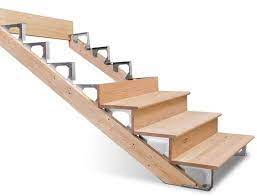 Build Deck Stairs Without Stringers Stairs Without Stringers Diy Stairs Deck Stairs