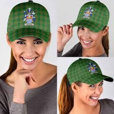 Hayden Irish Clan Tartan Classic Cap with Coat of Arms