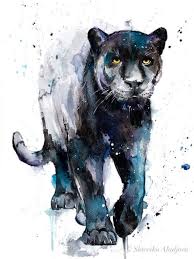 Jaguar tattoos are mostly preferred by men, but women can often be seen with these tattoos. Black Panther Watercolor Painting Print By Slaveika Aladjova Etsy In 2021 Animal Paintings Animal Illustration Horse Painting