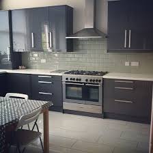 Howdens fairford navy & dove grey kitchen with white marble effect granite worktops. 9 Kitchens You Won T Believe Are Ikea Ikea Kitchen Home Kitchens Kitchen Interior