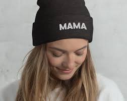 MAMA Embroidered Beanie, Mom gift, Gift for her, Cozy hat for mama,  Celebrate motherhood in style.