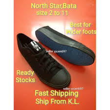 Shoes in kuala lumpur, malaysia. Bata North Star 6303 Black Canvas Lace Up School Casual Shoes Shopee Malaysia