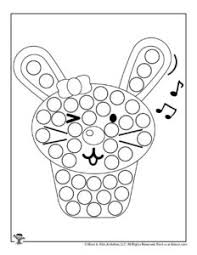 Dot to dot coloring pages for boys and girls represents contours of images which should be connected on dots. Easter Dot Coloring Pages Woo Jr Kids Activities