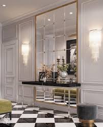 Black And White Home Interior Design Pin By Design Decor Decoded On Wall Paneling Hall Decor Luxury Home Decor Entrance Hall Decor