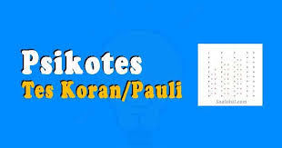Download Contoh Tes Koran Pauli Dalam Psikotes Ukurah Hvs Soalskul