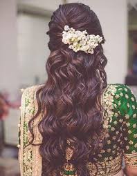 Flower arrangement for bridal hairstyle | threads. 12 Popular South Indian Bridal Hairstyles