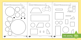 Invatam sa desenam, poezii noi recitam. ConstruieÈ™te Cu Figuri Geometrice Activitate Teacher Made