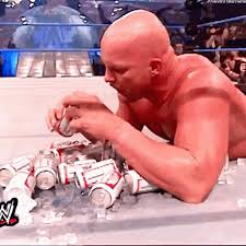 Beer drinking on funny occasions. Stone Cold Steve Austin Beer Gif Stonecoldsteveaustin Beer Drinkingbeer Discover Share Gifs