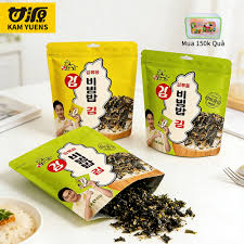 Ganyuan 500-1000g Bibimbap Rong biển cuộn cơm Ngon khỏe mạnh và bổ dưỡng cơm trộn rêu biển thực phẩm bổ sung cho trẻ em không