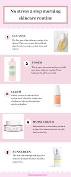 5 Step Skincare Routine For Women In Their 20s Morning Skin Care Routine Skin Care Routine Steps Skin Care Routine