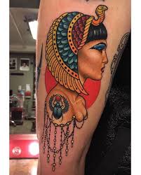 Cleopatra Tattoo I Did Last Week At My Studio Gritnglory Gottin Tattoo Agyptische Gottin Tattoo Agypten Tattoo
