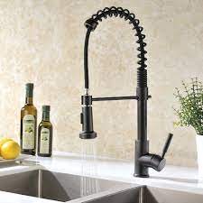 Black oil rubbed brass tall bathroom basin kitchen sink mixer tap faucet ynf162. Bronze Kitchen Faucet Shop Jiguani Oil Rubbed Bronze Kitchen Sink Faucet At Fontanashowers Com Oil Rubbed Bronze Kitchen Sink Drain