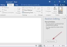 Unlock an excel spreadsheet with password. Remove Restrict Editing From Word With Or Without Password In 2019