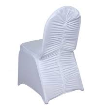 White Premium Milan Ruched Spandex Banquet Chair Covers Banquet Chair Covers Chair Covers Chair Covers Wedding