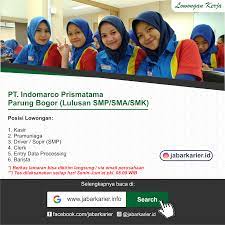 Maybe you would like to learn more about one of these? Lowongan Kerja Indomaret Bogor Untuk Lulusan Smp Sma Smk Tahun 2019 Lowongan Kerja Terbaru Tahun 2021 Informasi Rekrutmen Cpns Pppk 2021