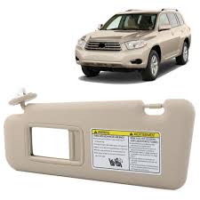 We found 87 manuals for free downloads: For Toyota Highlander Car Sun Visor Sunshade Sun Shield Shade 2008 2009 2010 2011 2012 2013 W Vanity Light Left Side Sun Visors Aliexpress