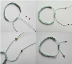 Crochet Cord Bracelet With Adjustable Closure All About Ami