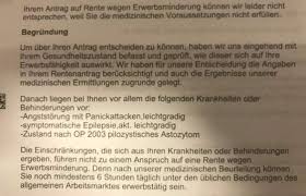 Ihre persönlichen entgeltpunkte und der aktuelle rentenwert spielen bei der berechnung eine rolle. Erwerbsminderungsrente Ablehnung Recht Gesetz Arbeitsamt