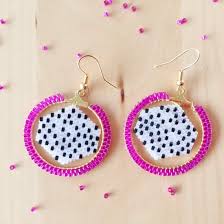 All you need to do is place a jump ring onto the object and sew a few loops around it with a needle and thread. How To Make Your Own Earrings 45 Eye Catching Diy Earrings Designs Cool Crafts