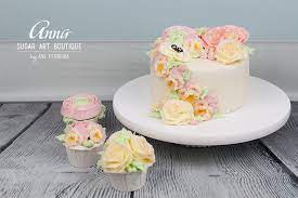 Did you scroll all this way to get facts about pastel floral cake? Shabby Chic Buttercream Flowers Cakecentral Com
