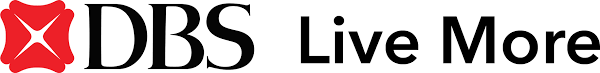 The image is png format with a clean transparent background. Live More With Dbs Bank