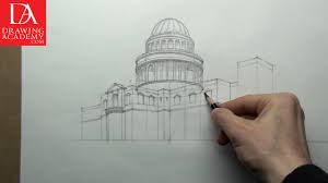 Connect end points to estab lish. Two Point Perspective Video Lesson By Drawing Academy Drawing Academy