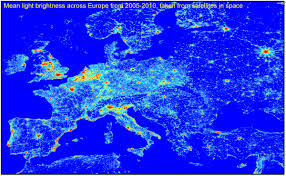 Bright Night Lights Tracking Light Pollution From Space Mmmbitesizescience