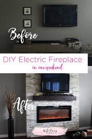 The exact fireplace insert i purchased can be found here: Diy How To Build A Fireplace In One Weekend Whitney Hansen Money Coaching