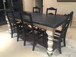 In less than 15 minutes.i'll show you in 9 steps how to. Painted Dining Table Ideas Room Paint Best Tables Furniture Chairs Refinished Black House N Decor