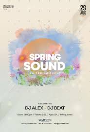Free sound effects | free mp3 download. Spring Sound Download Free Psd Flyer Template Psdflyer
