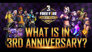 Item rewards are shown in vault tab in game lobby; Free Fire Join The 3volution And Celebrate The Game S 3rd Anniversary