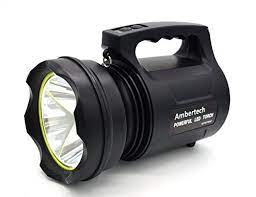 ambertech 10000 lumens heavy duty lantern powerful led torch rechargable flashlight super bright outdoor spotlight flashlight led electronic products