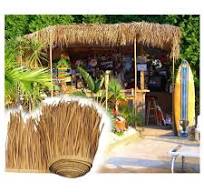 Artificial Palm Thatch Roofing Panels For Tiki Hut Patio Synthetic Thatch  Roofing Panels 50x50cm - Artificial Palm Thatch For Tiki Bars & Outdoor ...