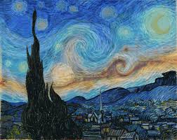 Castle starry night print by aja mansion fantasy wizard magic choose size and type of paper. How We Ve Morphed From Starry Night To Planck S View Of The Cosmos By Tim Reyes Medium