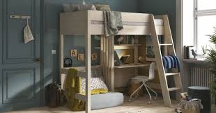 Lit mezzanine de couleur blanche et violette, en très bon état. Lit Mezzanine Les Modeles Les Plus Astucieux Pour Les Enfants Marie Claire