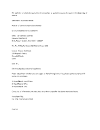 Write An Inquiry To Ask For More Information Concerning A Product Bus