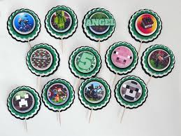 Cupcake Toppers, , 3D Cupcake Topper, Personalized Cupcake Topper, Bluey  Cupcake Party Decorations, Cupcakes, Birthday Party