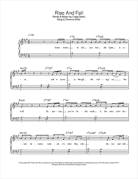 The rise and fall (x2). Craig David Rise Fall Sheet Music Pdf Notes Chords R B Score Guitar Chords Lyrics Download Printable Sku 107399