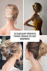 A french twisted updo hairstyle looks quite neat and smooth. 33 Elegant French Twist Updos To Get Inspired Weddingomania