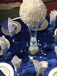 Royal Blue Table Decorations Blue Table Decorations Table Decorations Blue Table