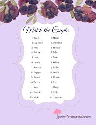 Please, try to prove me wrong i dare you. Free Printable Match The Famous Couple Game