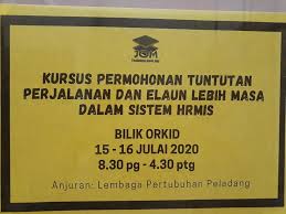 Pemakluman awal penamatan perkhidmatan hrmis 1.0. Kursus Permohonan Tuntutan Perjalanan Jomtraining Centre Facebook
