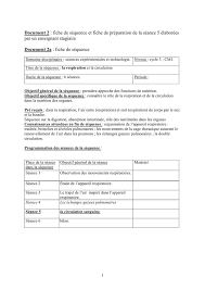 Ceci pourrait également vous intéresser. Document 2 Fiche De Sequence Et Fiche De Preparation De La