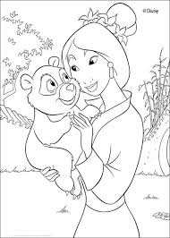 Coloring pages for little bear are available below. Mulan Coloring Pages Mulan With A Little Bear Disney Coloring Pages Disney Coloring Pages Printables Coloring Pictures