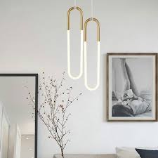 What are the different types of eye shapes? Nordic U Shape Led Lamp Modern Gold Pendant Light For Bedroom Eye Protection Hanging Lamp Restaurant Living Room Decoration Pendant Lights Aliexpress