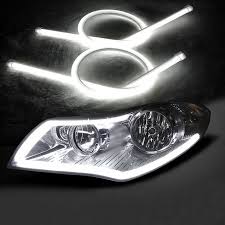 2pcs 45cm Led Weiss Tagfahrlicht Drl Soft Tube Flexible Auto Streifen Licht Set Auto Amp Motorrad Teile Auto Tuning Amp Styl Led Led Tagfahrlicht Licht