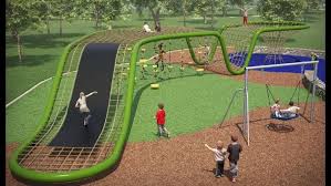 Flagpole Hill Has A Good Playground A 750k Disabilities Accessible Park Is Being Built In Lake Outdoor Playground Cool Playgrounds Playgrounds Architecture