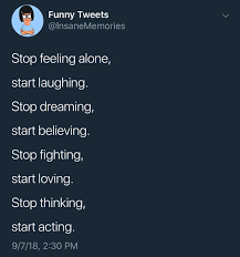 How to stop feeling empty. Just Stop Feeling Alone Wowthanksimcured
