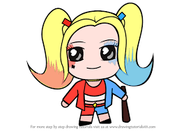 Learn How To Draw Kawaii Harley Quinn Kawaii Characters Step By Step Drawing Tutorials You can draw almost everything in kawaii style (animals, things, people, etc.) as long as they have rounded angles and shapes. learn how to draw kawaii harley quinn